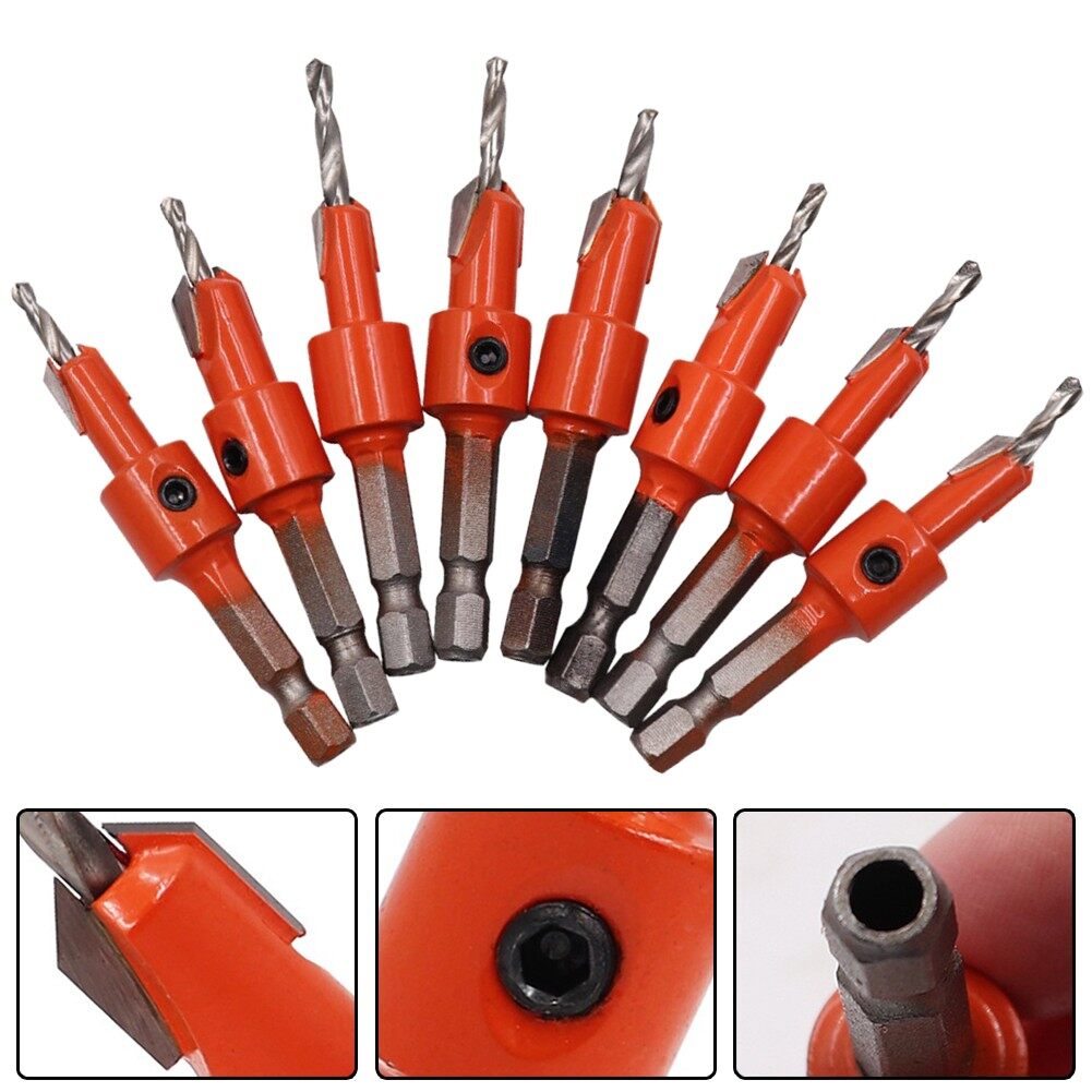 Countersink Drill Bit Woodworking Hex Shank Countersink Drill Bit Salad Drill Step Drill Bit