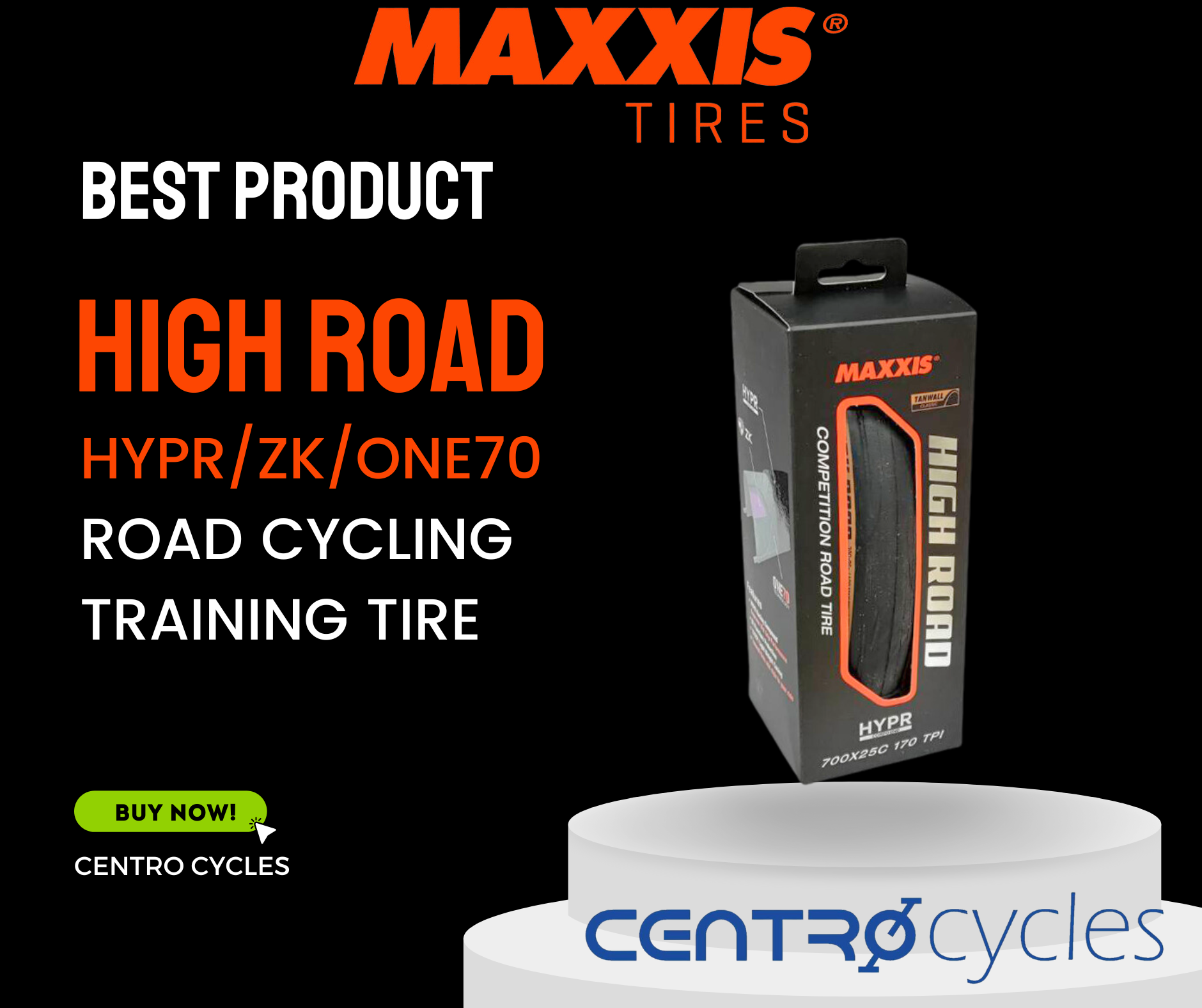 MAXXIS: High Road HYPR ZK One70 170tpi 700x25c Road Tire Lazada