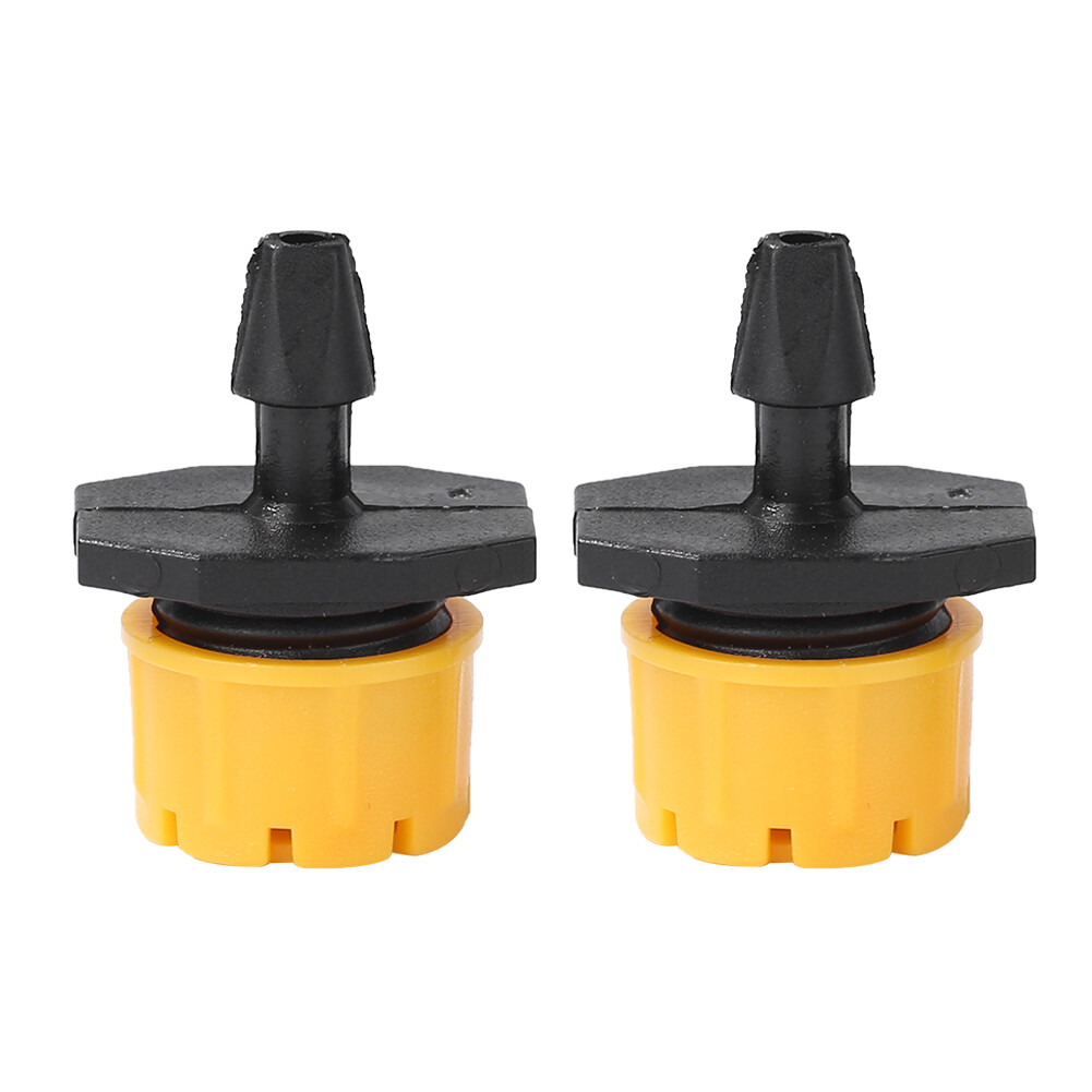100pcs Adjustable Water Dropper Micro Flow Irrigation Hose Drip Head Kit