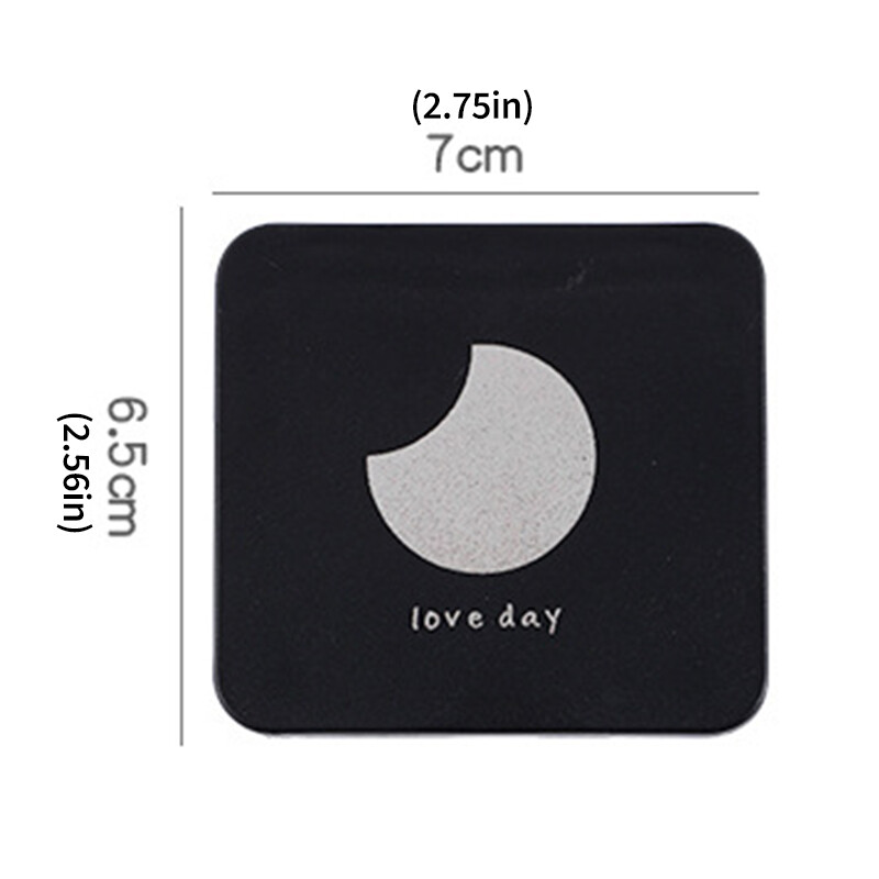 Gương gấp tiện lợi Gương trang điểm mini cầm tay gương trang điểm cầm tay hai mặt