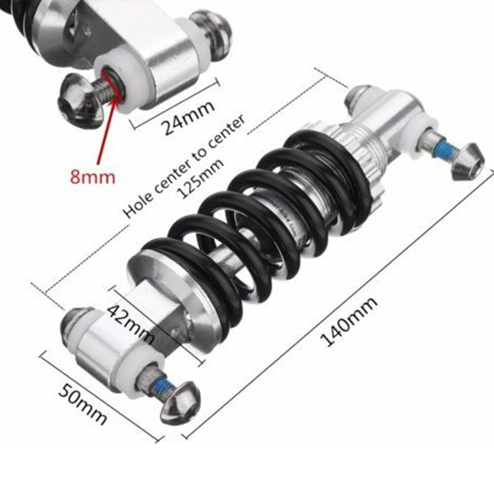 Bộ Giảm Xóc Xe Đạp Bộ Giảm Xóc Xe Đạp Leo Núi Gấp Gọn Khung Trung Tâm Phụ Kiện Lò Xo Phía Sau