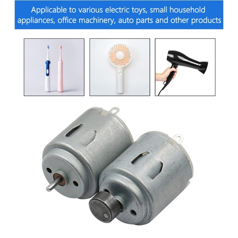260 Micro Motor 1.5-3V 25-30W Motor for DIY Educational Physics Experiment Electric Remote Control Car Electric Motor