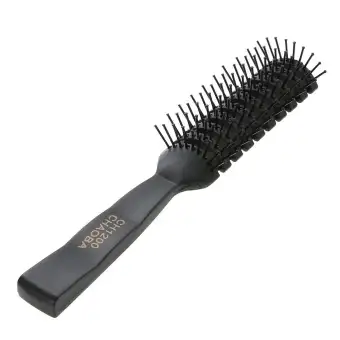 Myhomever Pro Anti Static Hair Comb Brush Ribs Hairbrush Salon