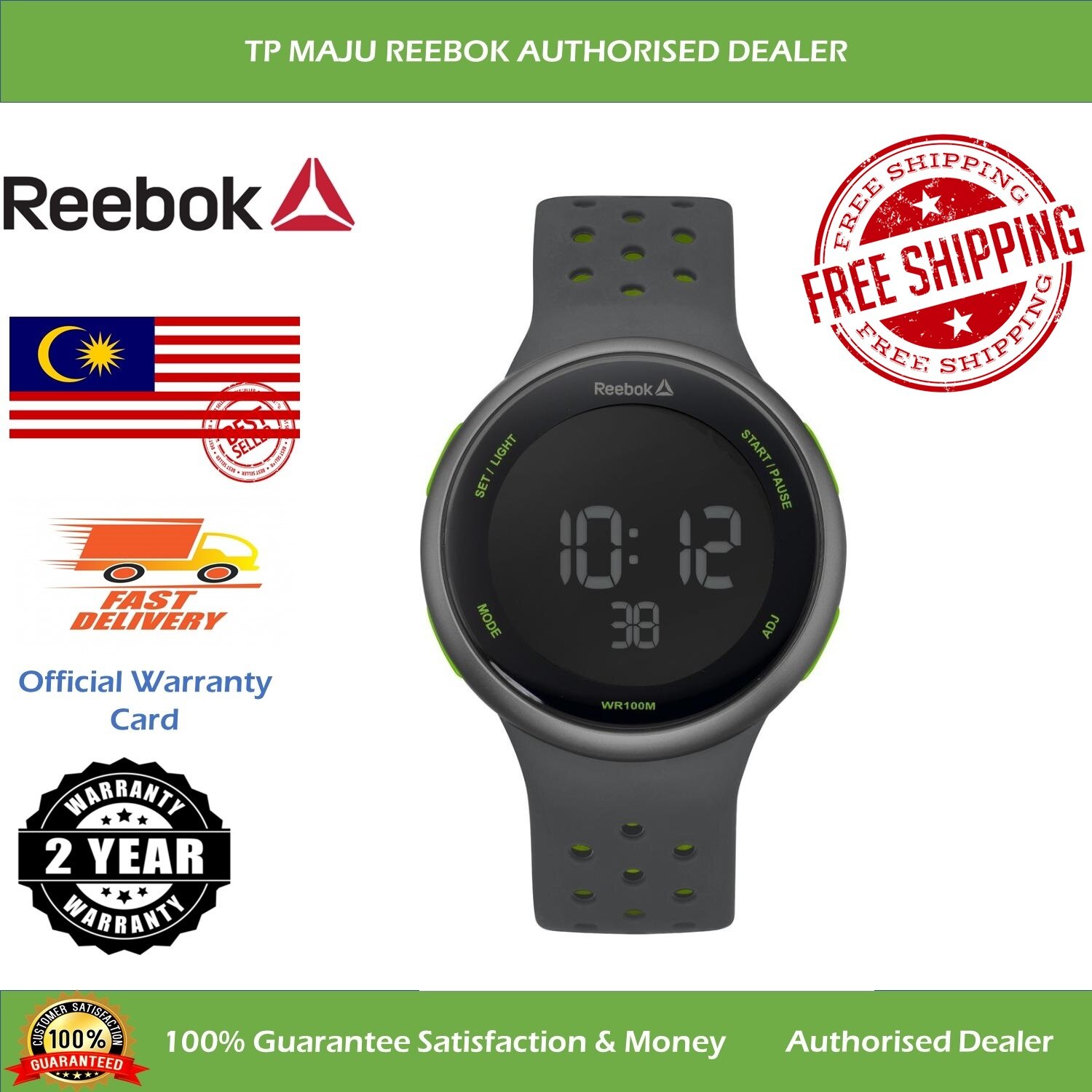 reebok elements watch