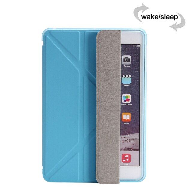 For Ipad 2 3 4 5 6 7 8 9 Tablet Case Soft TPU Flip Stand PU Leather Cover for Ipad Air 1 2 3 4 5 Mini 6 1 2 3 4 5 10.9 9.7 10.2 10.5 Inch Protective Case Smart Wake Sleep