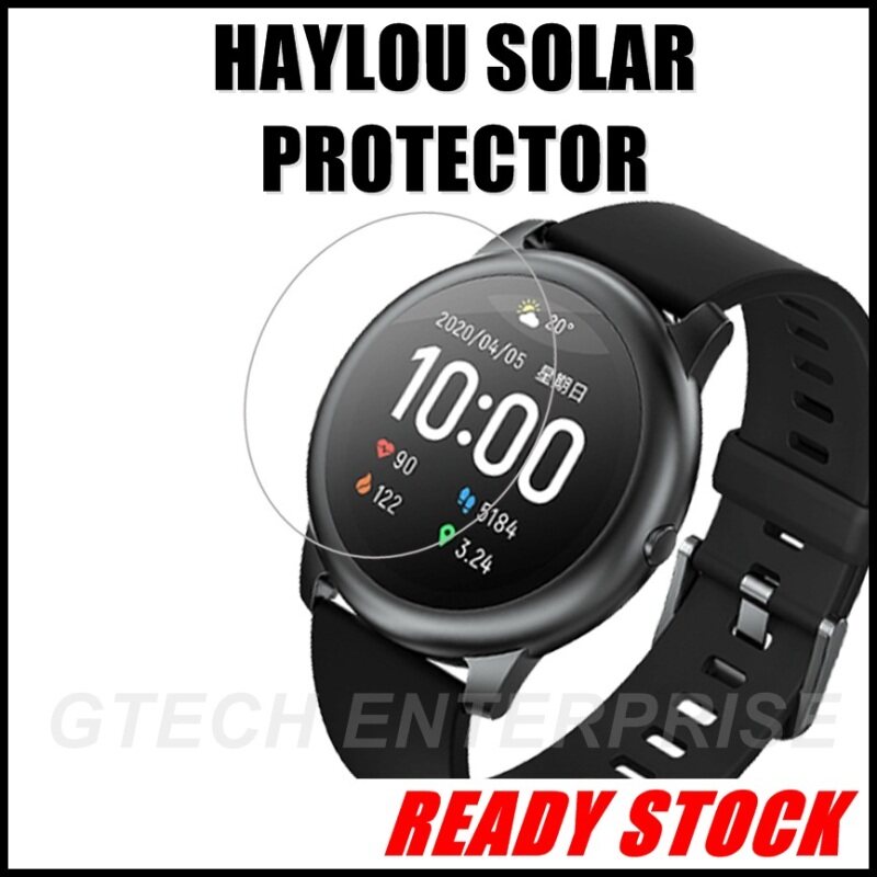 Xiaomi Haylou Solar LS05 Smart Watch Nano TPU Anti Blast UV Anti Blue Tempered Glass Screen Protector Malaysia