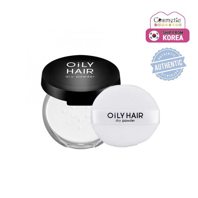Oily hair dry powder