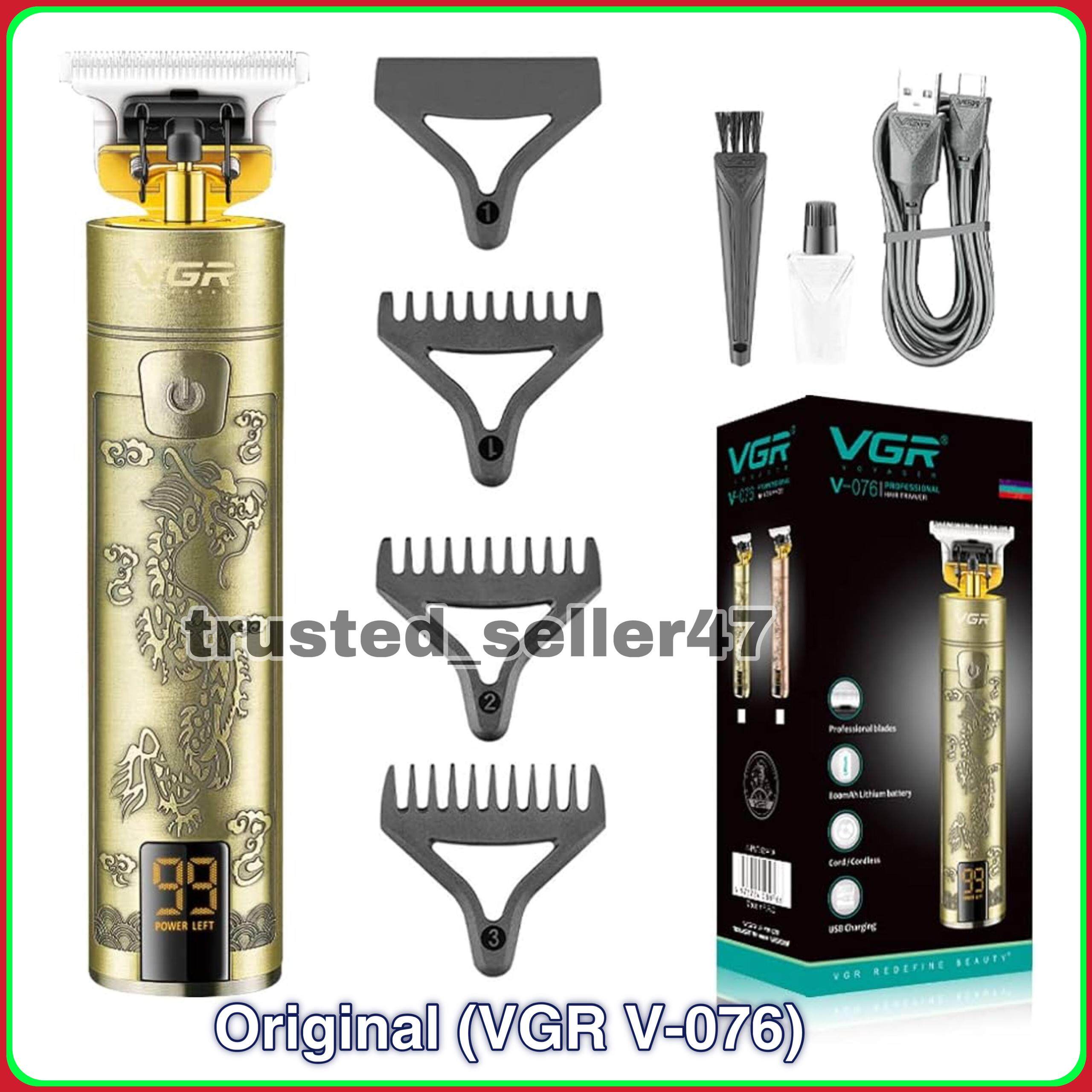 Vgr Original V-076 Hair Trimmer Hair Cutter Hair Clipper Potong Rambut ...