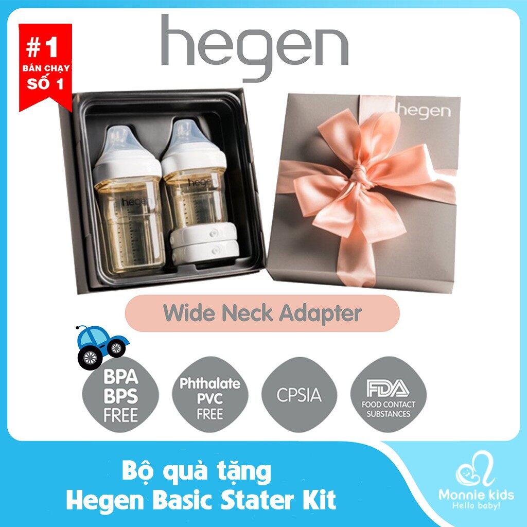 Hegen basic stlater bottle gift set infant baby bottle PPSU