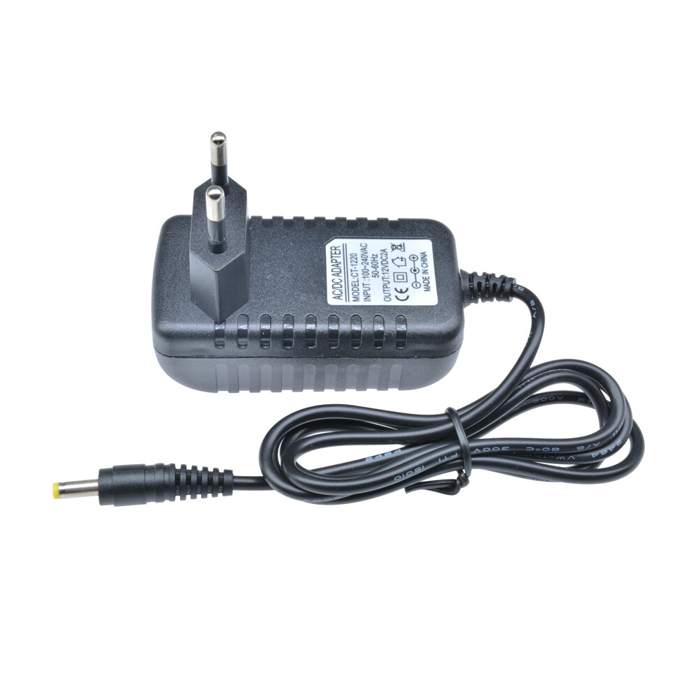 DM Bộ Chuyển Đổi Phích Cắm AC 100-240V Sang DC 12V EU, Bộ Chuyển Đổi Nguồn Chuyển Đổi 2A