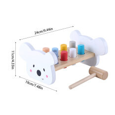 Đồ Chơi Đập Búa Cột Gỗ Đồ Chơi Trẻ Em Đập, Đồ Chơi Phối Hợp Giáo Dục
