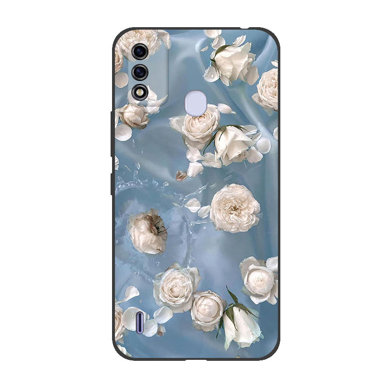 Itel A48 Phone Case Soft Cartoon Back Cover Itel A48 Casing