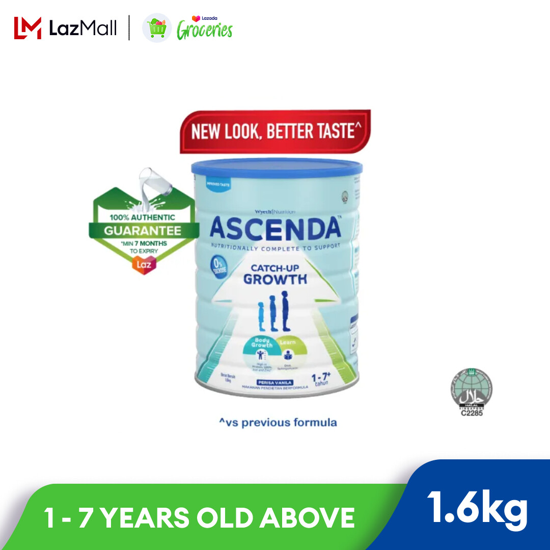 Ascenda 1 6kg Catch Up Growth Formula Milk New Look Better Taste 