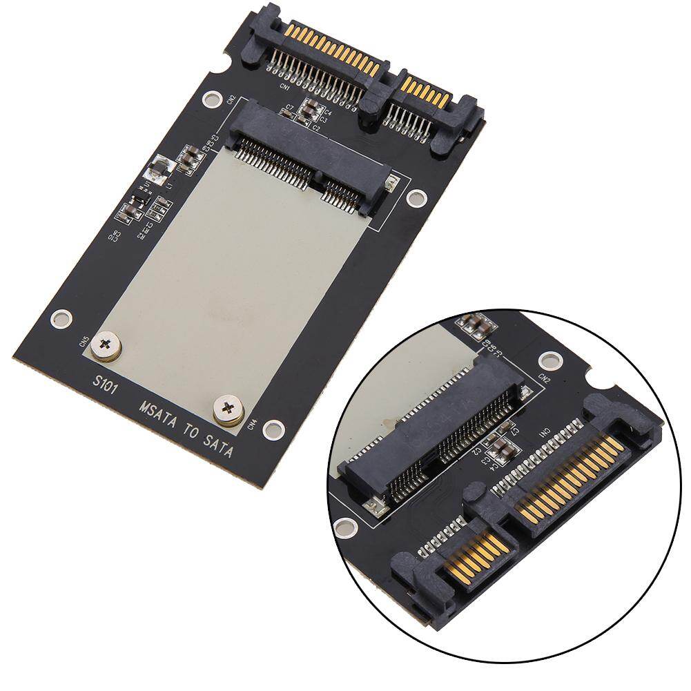 mSATA SSD to 2.5in SATA Convertor Adapter Card Computer Transition Card @9M