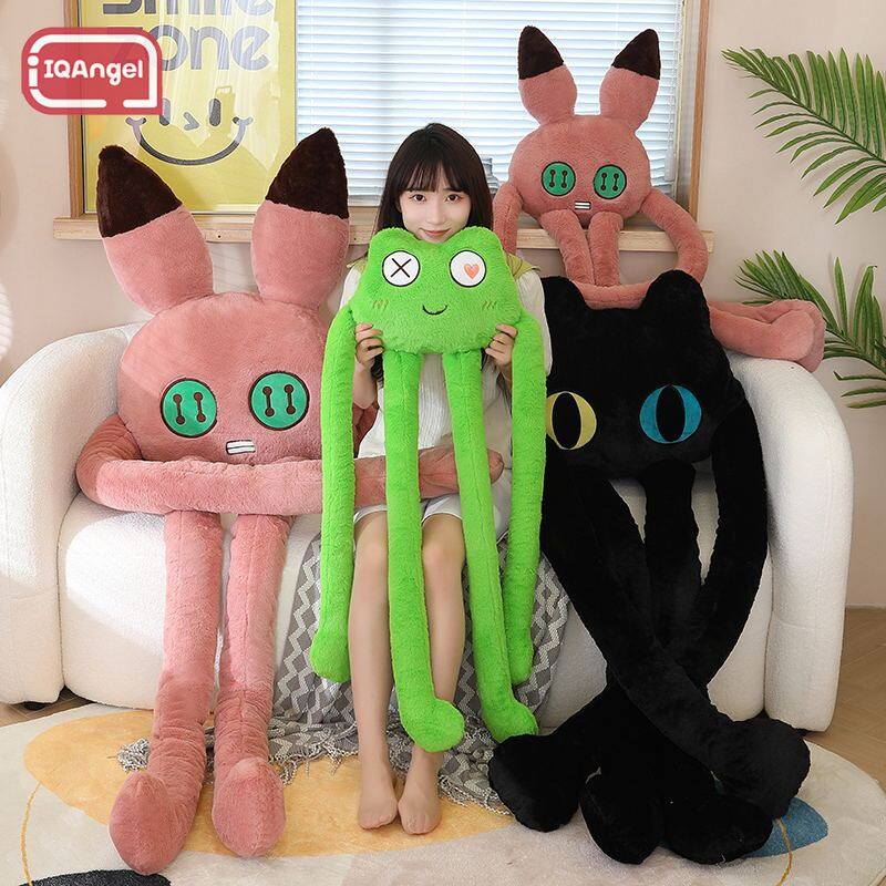 IQANGEL Long-legged octopus doll pillow Funny oversized expression pack Octopus tentacle monster Animal plush toy