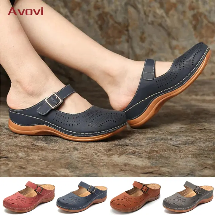 retro platform sandals
