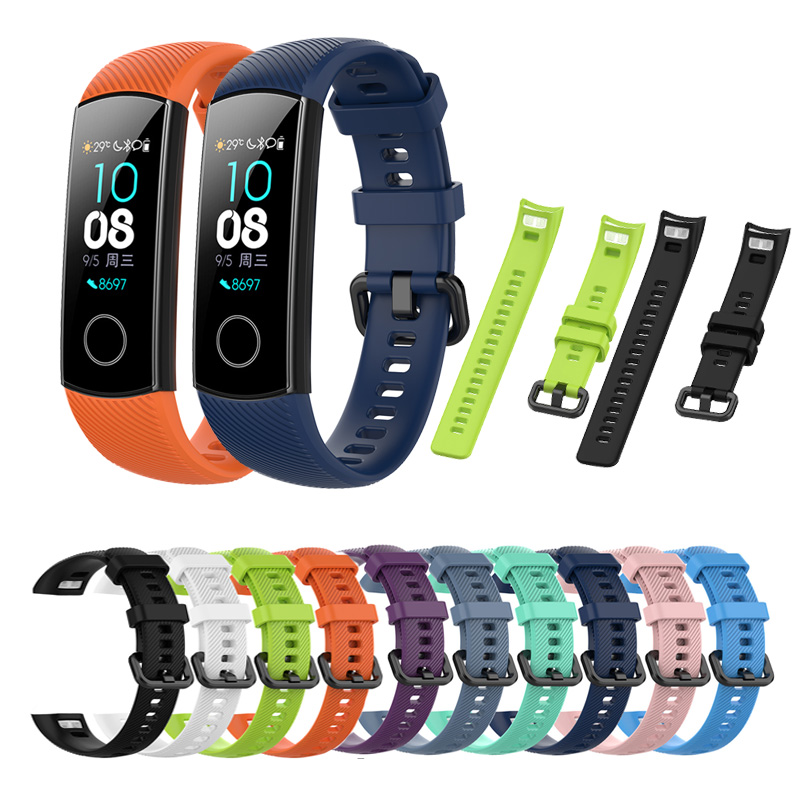 Dây Silicon Dây Đeo Cổ Tay Cho Honor Band 4 Honor Band 5