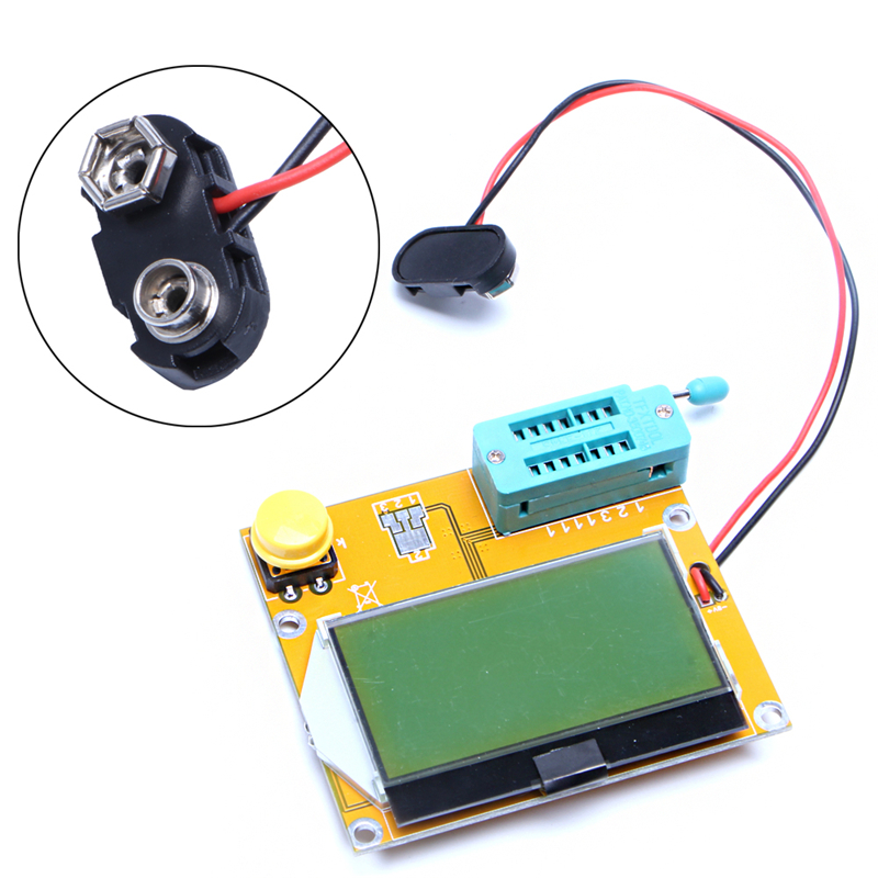 Hot Bán LCR-T4 Transistor Tester Máy Đo Điện Trở ESR LCR Triode Diode MOS PNP NPN