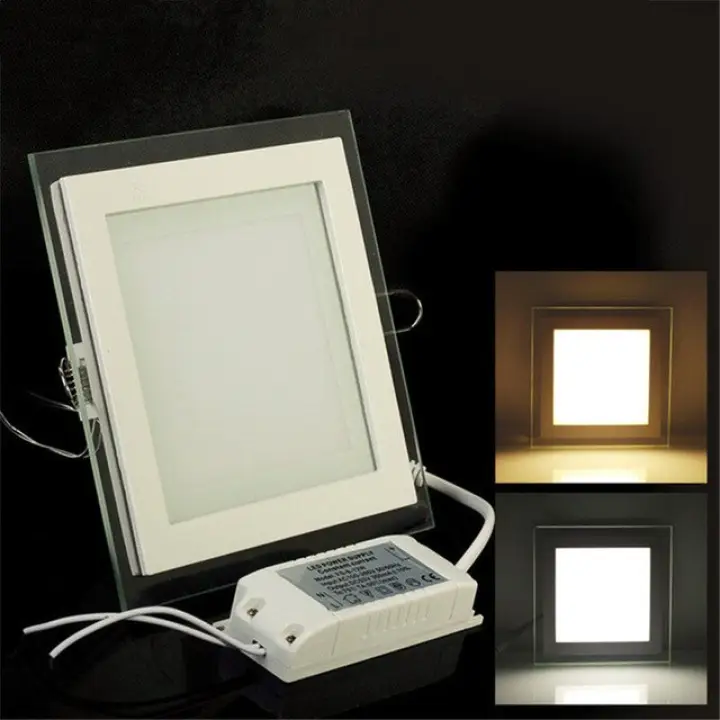 6w 9w 12w 18w Dimmable Led Panel, Change Light Bulb Square Ceiling Fixture