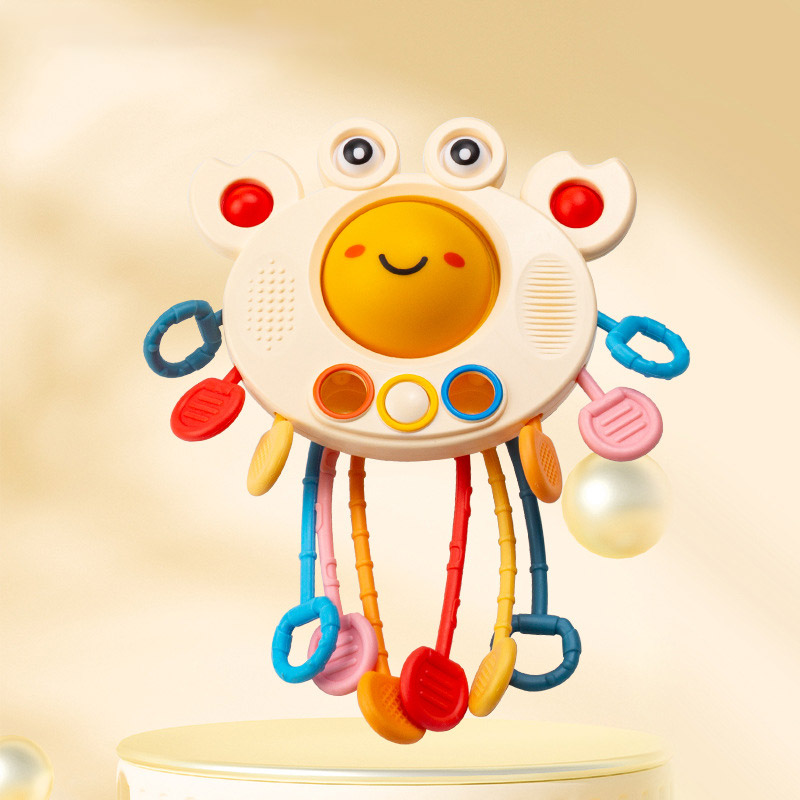 HS Crab pumping music, fine fingers, baby toys, educational early education 0-1 year 6 months toys