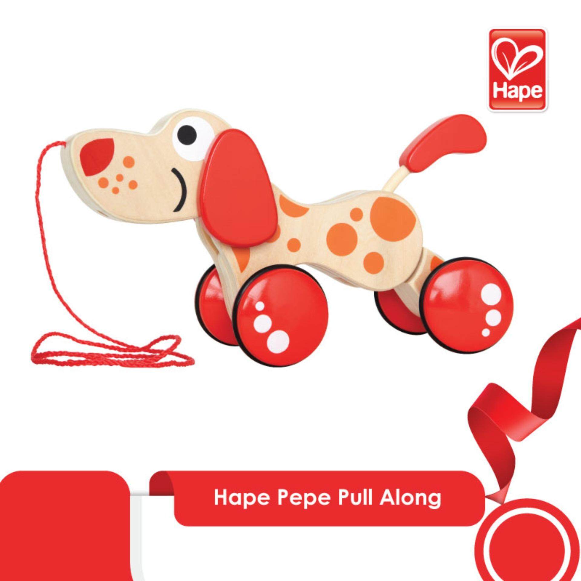 hape dog pull toy