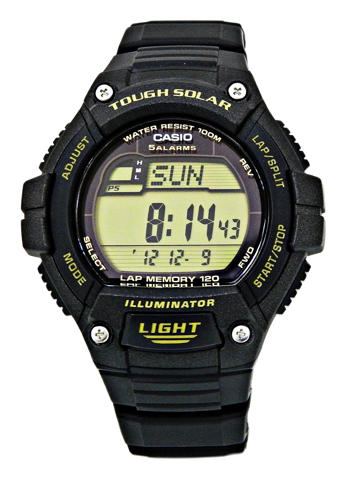touch solar casio