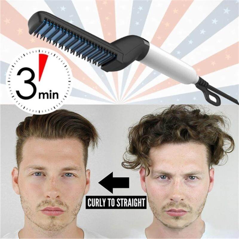 Electric Hair Comb For Men Curly Hair Straightening Comb Man S