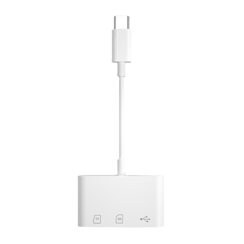 OTG Card Reader High-Speed USB 2.0 Docking Station Type-C to SD TF CF OTG Card Reader for Computer Expansion Headers