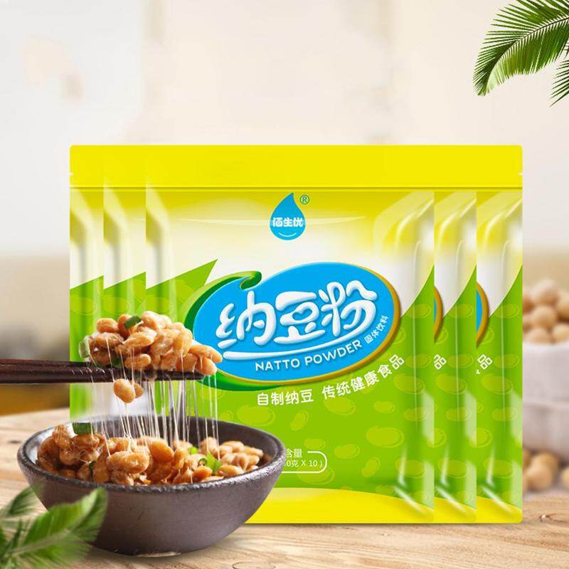 Powder natto DIY Bacillus Subtilis natto essence Nattokinase of Bacillus pouch powder food deformation natto men do natto of Japanese men natto