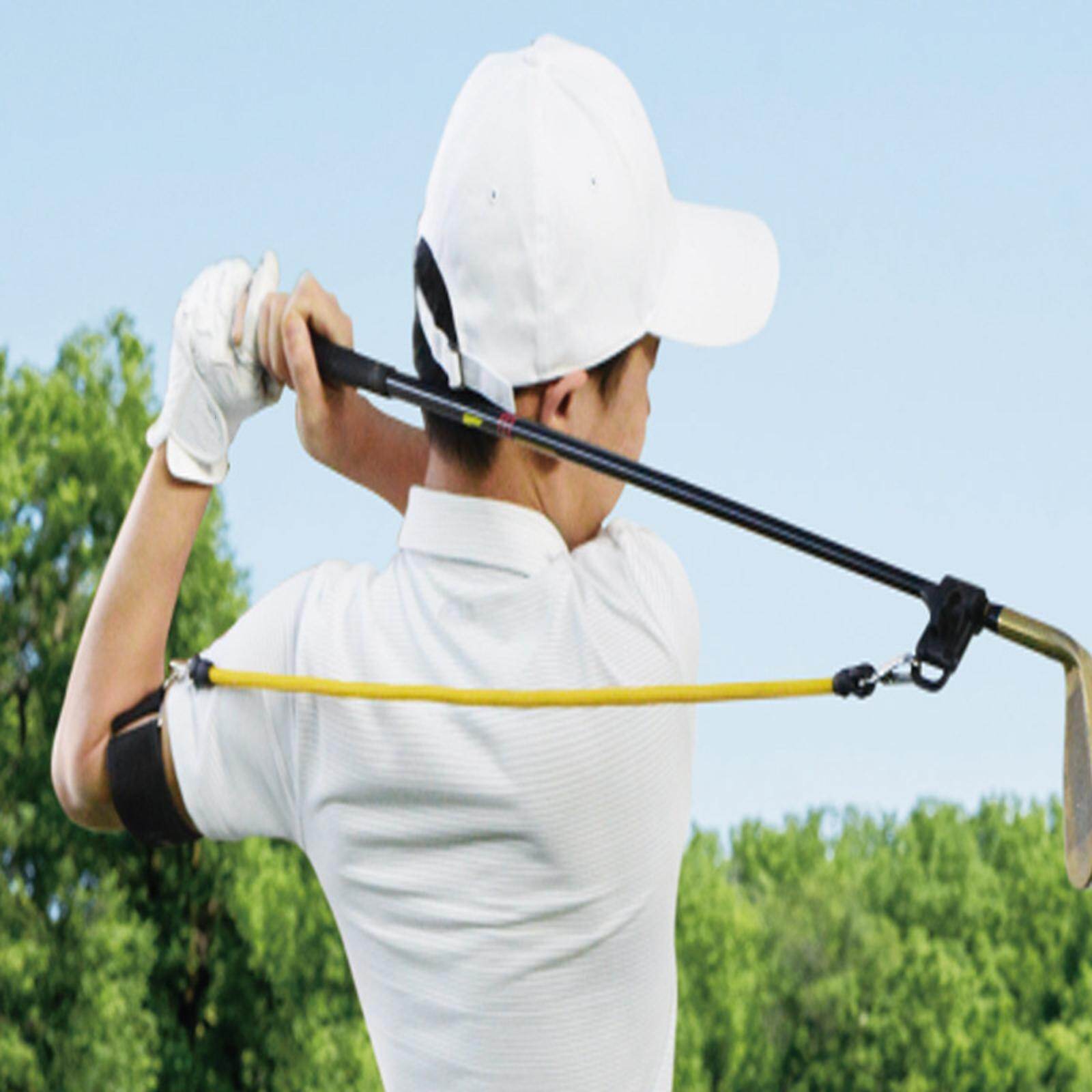 Baoblaze Dây Kháng Lực Đàn Hồi Cho Huấn Luyện Viên Swing Golf Bền Bỉ Phụ Kiện Chơi Gôn Dây Điều Chỉnh Vị Trí Hỗ Trợ Tập Luyện Cho Người Mới Bắt Đầu Trong Nhà Ngoài Trời