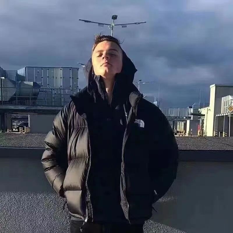 NEW THE NORTH FACE Correct version American version winter down jacket waterproof windproof and warm same style for men and women couple bread jacket for students original