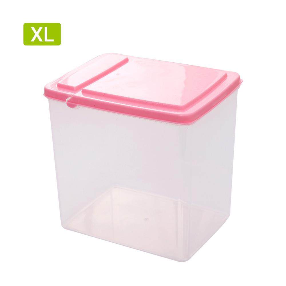 Sealavender Refrigerator Crisper Plastic Storage Box Sealed Multi Functional Bins Dry Food Containers Snack Vegetable