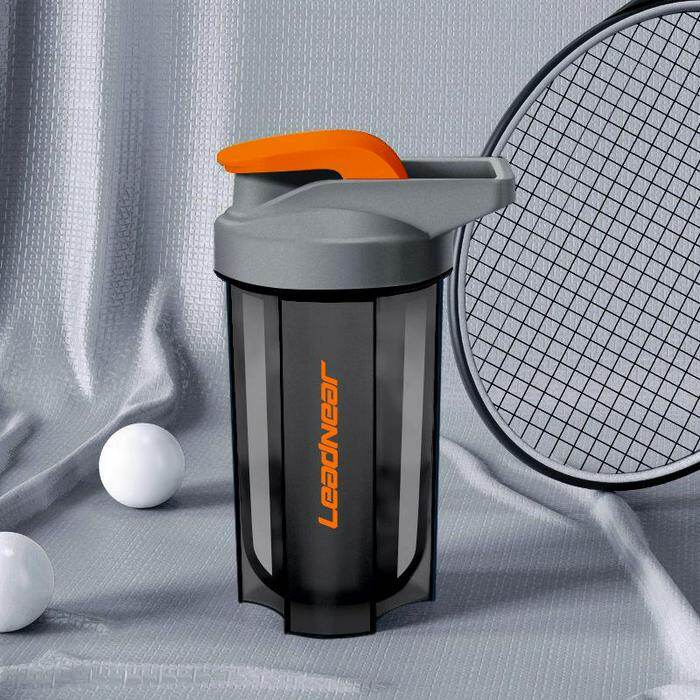 CHIPLY 500ML Protein Shaker Cup Water Bottle With Mixing Ball Nutrition Shaker Bottle Protein Powder Milkshake Shaker Outdoor Sports Fitness Water Bottle