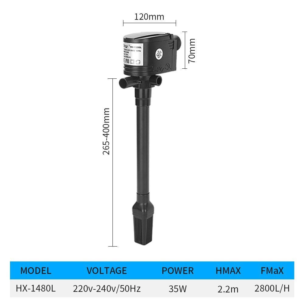 Seven Master Aquarium filter water pump fish tank water pump silent three in one submersible pump