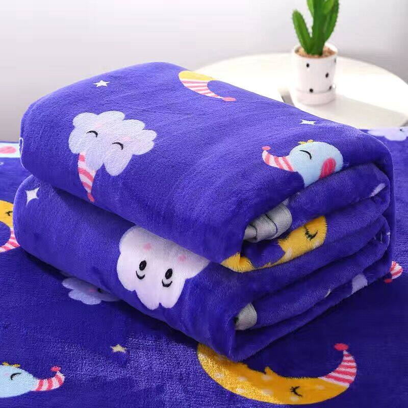 Flannel Chăn Nhung Sofa Văn Phòng Thoải Mái Chăn Nữ Hoàng King Size
