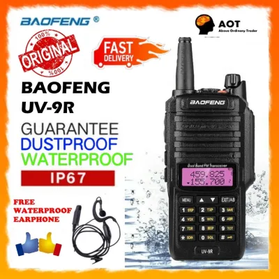 Baofeng UV-9R IP67 Waterproof Dual Band 136-174/400-520MHz Ham Radio 8km walkie talkie uv9r uv9 r