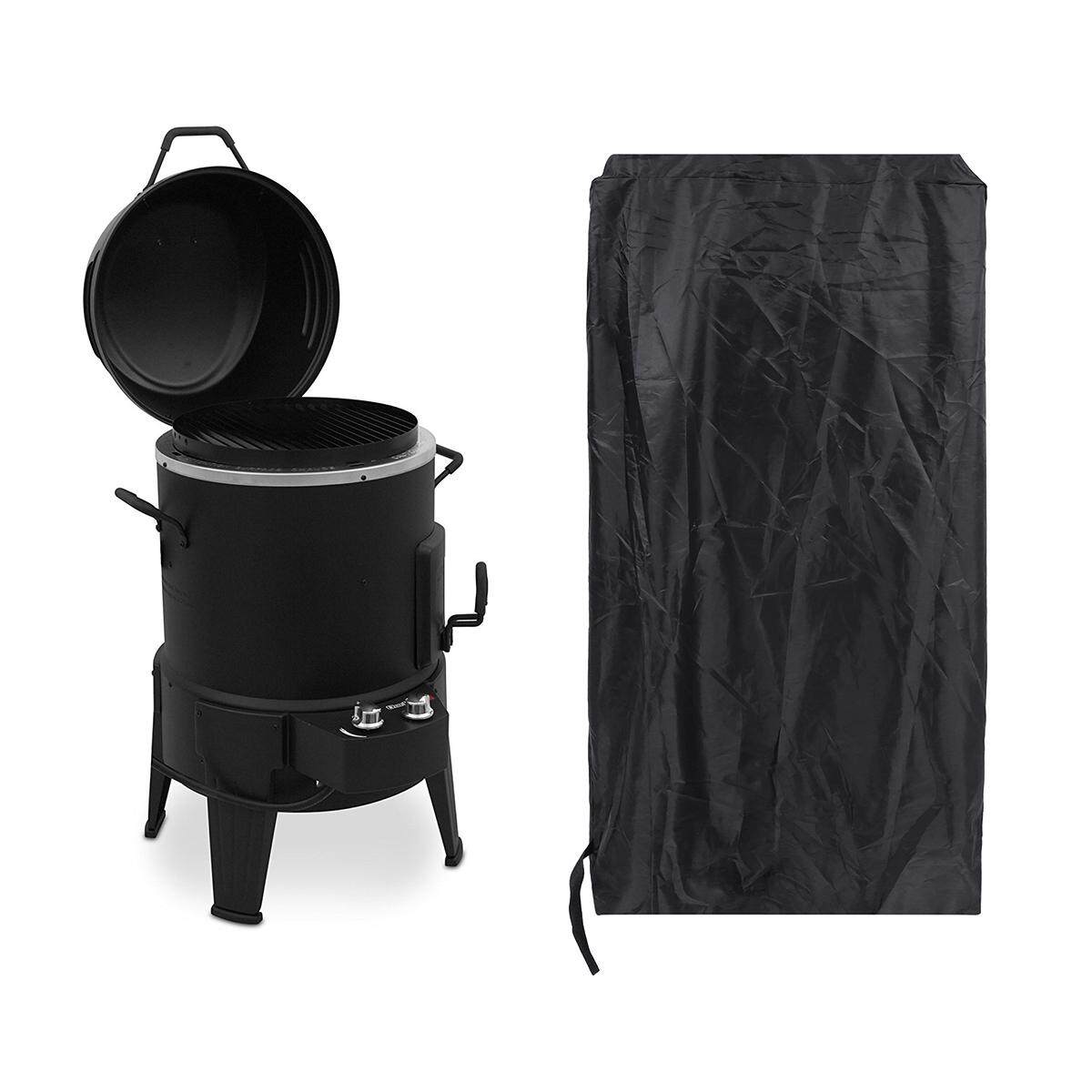 Round Waterproof BBQ Heavy Cover Kettle Barbeque Grill Outdoor Garden Protector
