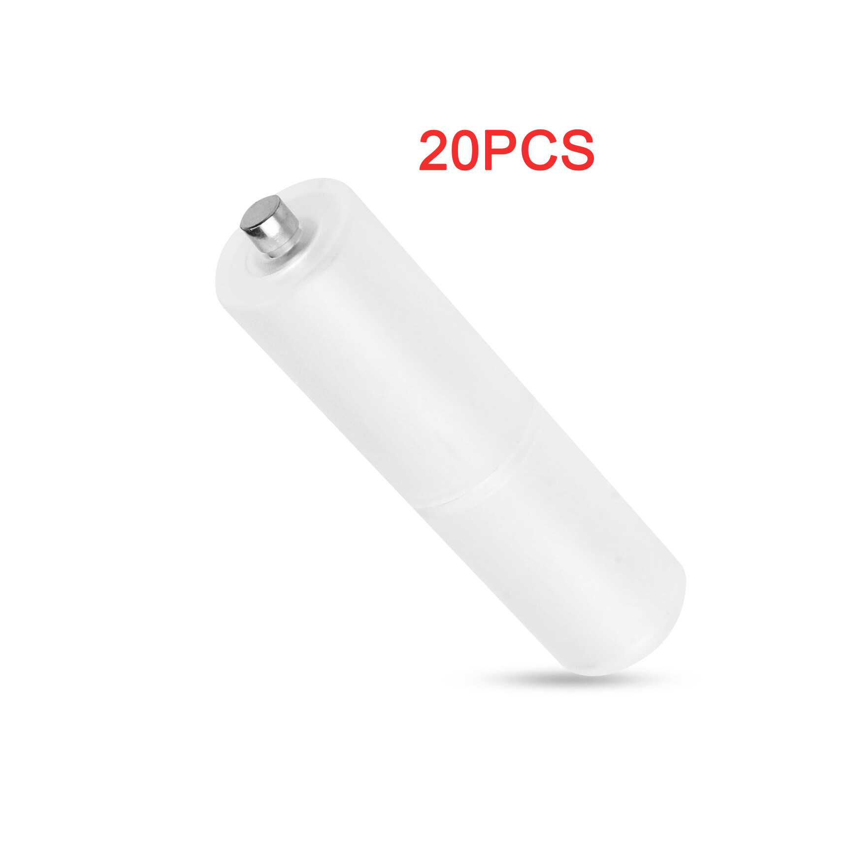 KEBETEME 10pcs AAA To AA Size Cell Converter Adapter Holder Storage Box Plastic Case Switcher For AAA To AA