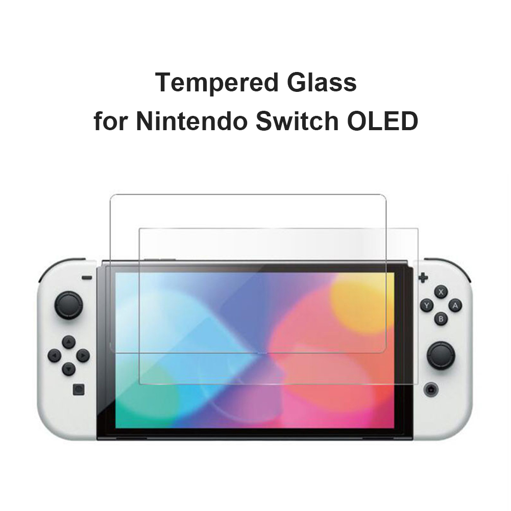 Glass Protective Film Cover Fit OLED Game Console Screen Protector Practical Accessories