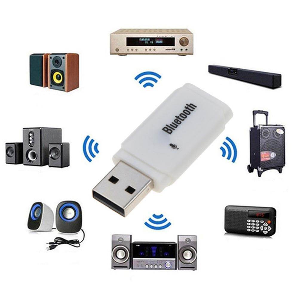 Bộ Chuyển Đổi Không Dây USB Mini Bluetooth 5.0, Bộ Thu Âm Thanh Nổi, Bộ Phụ Kiện Xe Hơi Có Mic
