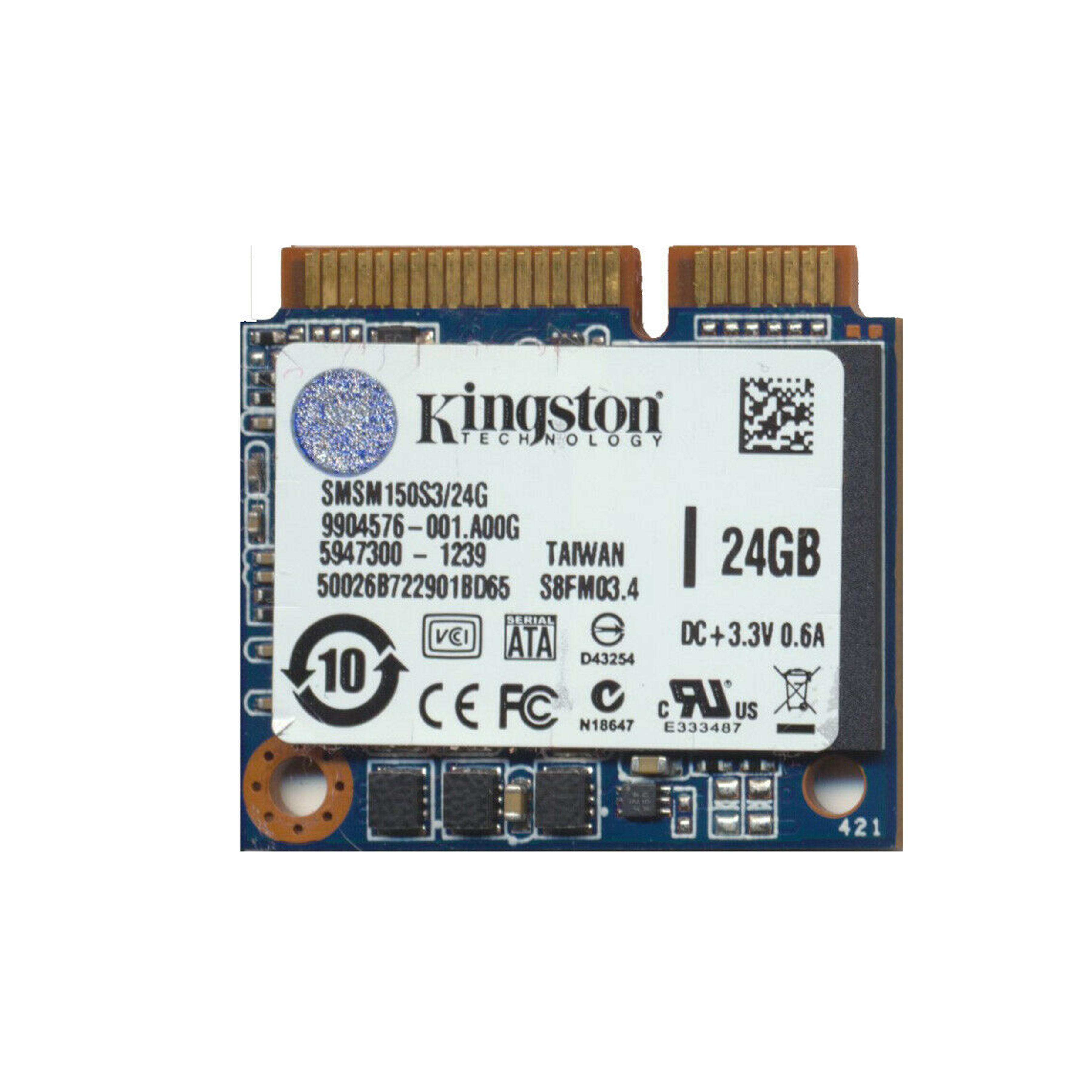 Occasion Kingston 24GB Msata SSD Kingston Smsm150s3/24g SSD Lecteur 