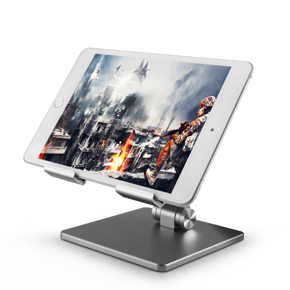 Tablet computer stand desktop bracket lazy folding aluminum alloy bracket for iPad Huawei Apple mobile phone holder