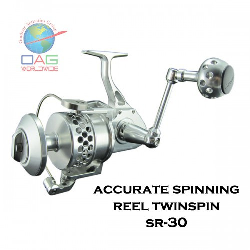 accurate twinspin sr 30 saltwater spinning reel IRT 200 ACCURATE TWIN SPINNING REELS