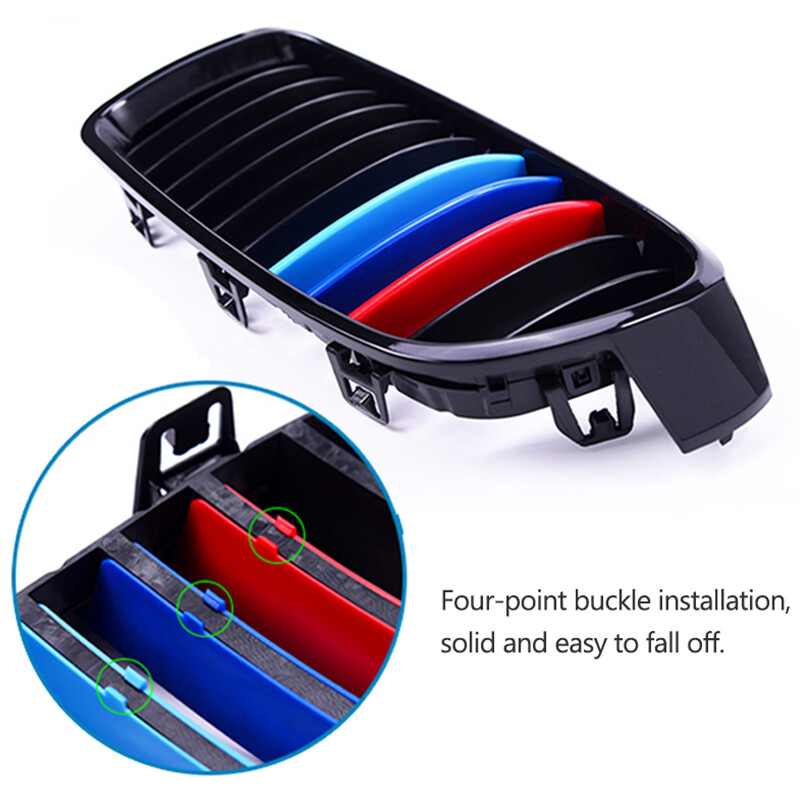 Dải Trang Trí Lưới Tản Nhiệt Phía Trước Cho BMW E46 E90 E60 E39 E36 F30 F10 F20 X5 E70 E53 G30 E91 E92 E93 E87 X3 E83 F25 X6 E71 F31 F22 F34 X1