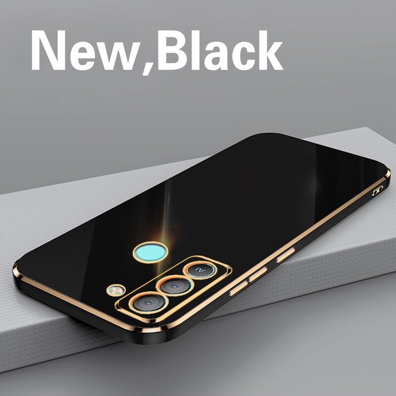 Tecno Ốp POP 5 Lte Ốp Lưng Mạ Điện Silicon Mềm Chống Sốc Ốp Điện Thoại Tecno POP5 Lte