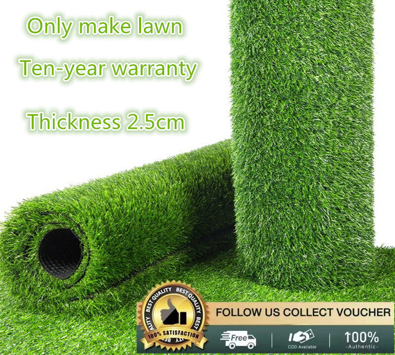 Artificial lawn carpet simulation green grass plastic outdoor
