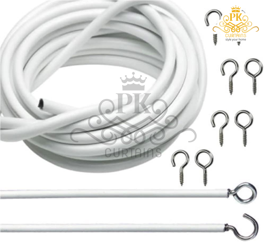 20 Meter Curtain Spring Stretch Wire Tali Dawai Langsir Spring Langsir Puti Lazada