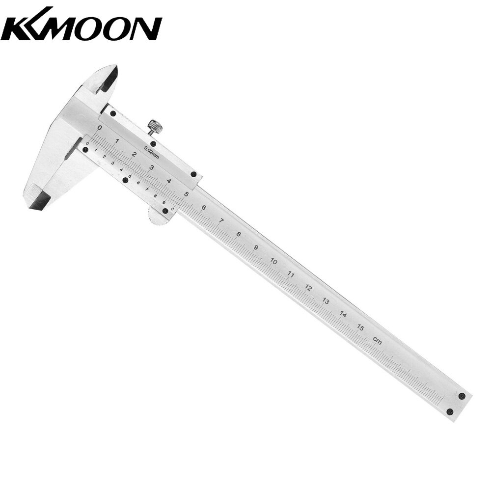 KKmoon Professional Stainless Steel Vernier Caliper 0-150mm Sliding Gauge Measurement Tool Inside Outside Depth Step Micrometer Measuring