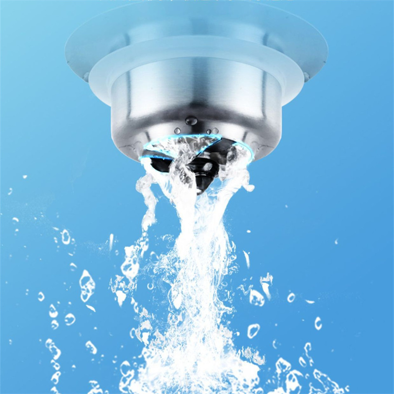 SXH Stainless Steel Kitchen Sink Bouncing Core Sink Sink Dishwasher Filter Screen Basket Vegetable Basin Water Blocking Cover Water Leakage Plug