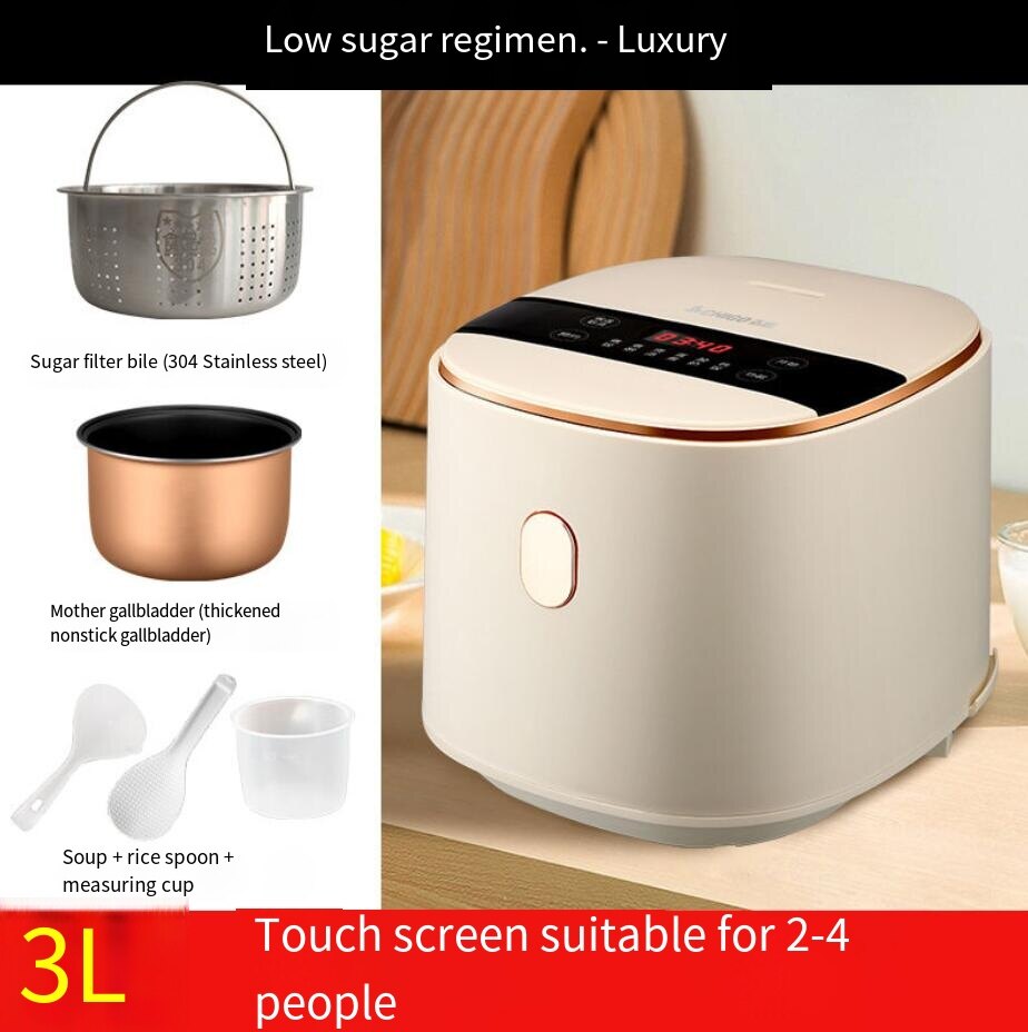 Low Sugar Low Carb Rice Cooker 3L, Diet Diabetes Diet Effect Good For Diabetes